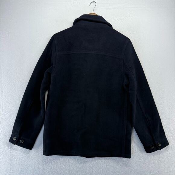 J Crew Jacket Men's XS Blue Navy Cruiser Mackinaw Double Faced Wool Buttons NEW - Picture 9 of 13